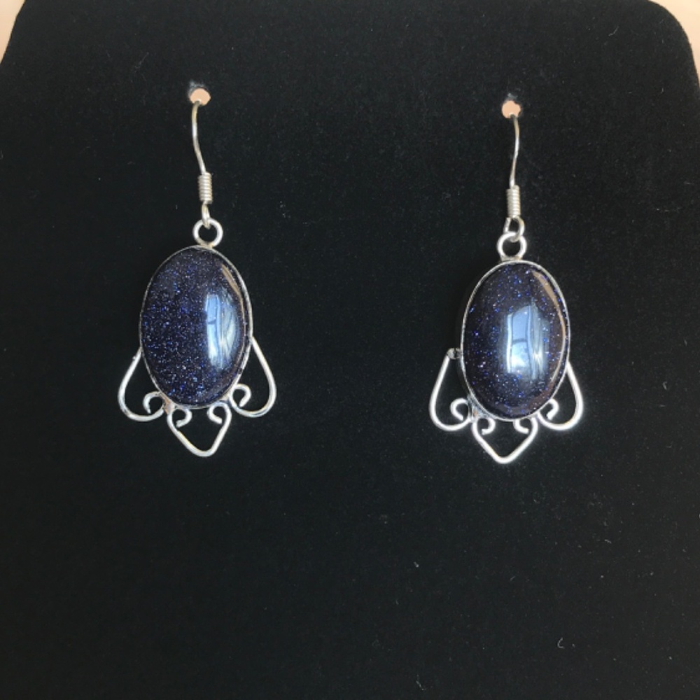 Silver Plated Gem Necklace Set- EUC 2/$25 - Picture 12 of 13